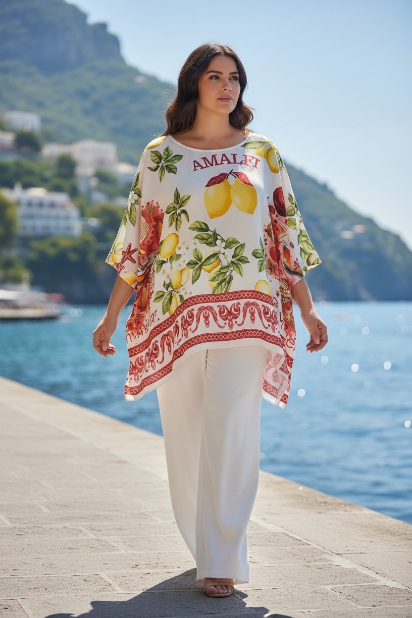 Mayorista MAISON-X - JERSEY ESTAMPADO AMALFI LIMONES