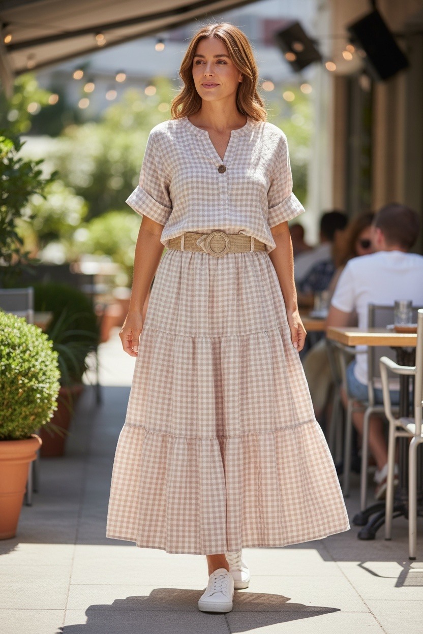 Grossista MAISON-X - GONNA SCOZZESE CON CINTURA