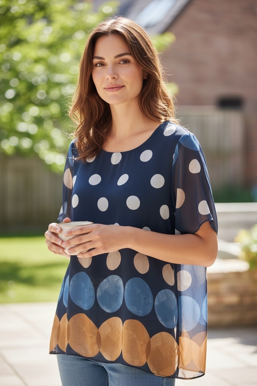 Mayorista MAISON-X - JERSEY ESTAMPADO DE LUNARES