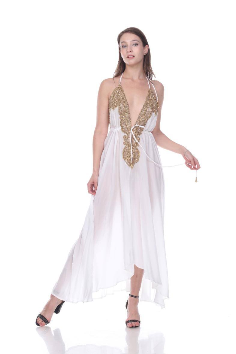 Wholesaler MANISH VAID - HALTER NECK DRESS