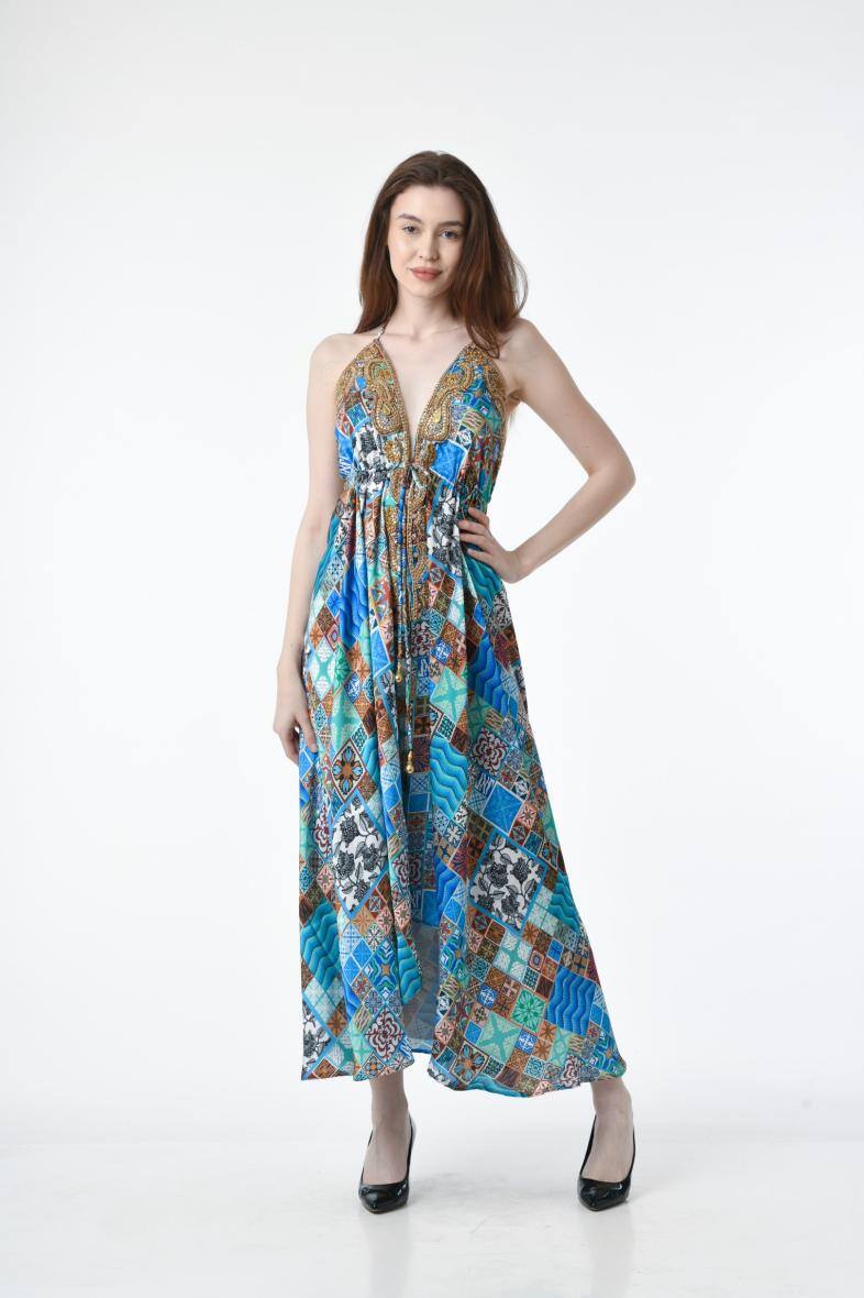 Wholesaler MANISH VAID - HALTER NECK DRESS