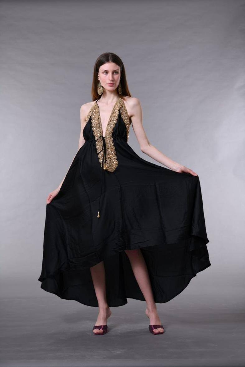 Wholesaler MANISH VAID - HALTER NECK DRESS