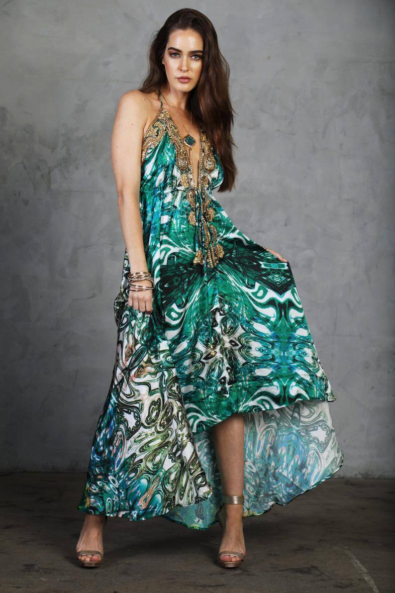 Wholesaler MANISH VAID - HALTER NECK DRESS