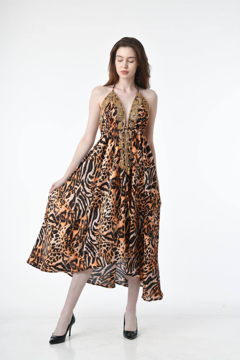 Wholesaler MANISH VAID - HALTER NECK DRESS