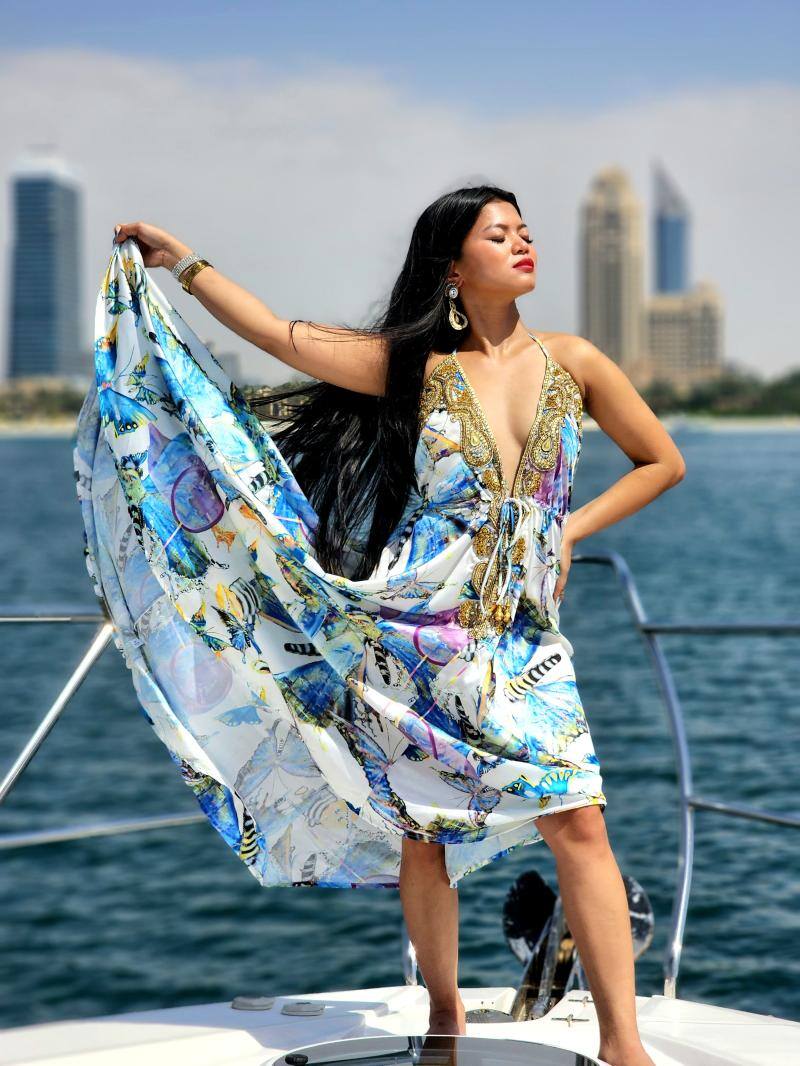 Wholesaler MANISH VAID - HALTER NECK DRESS