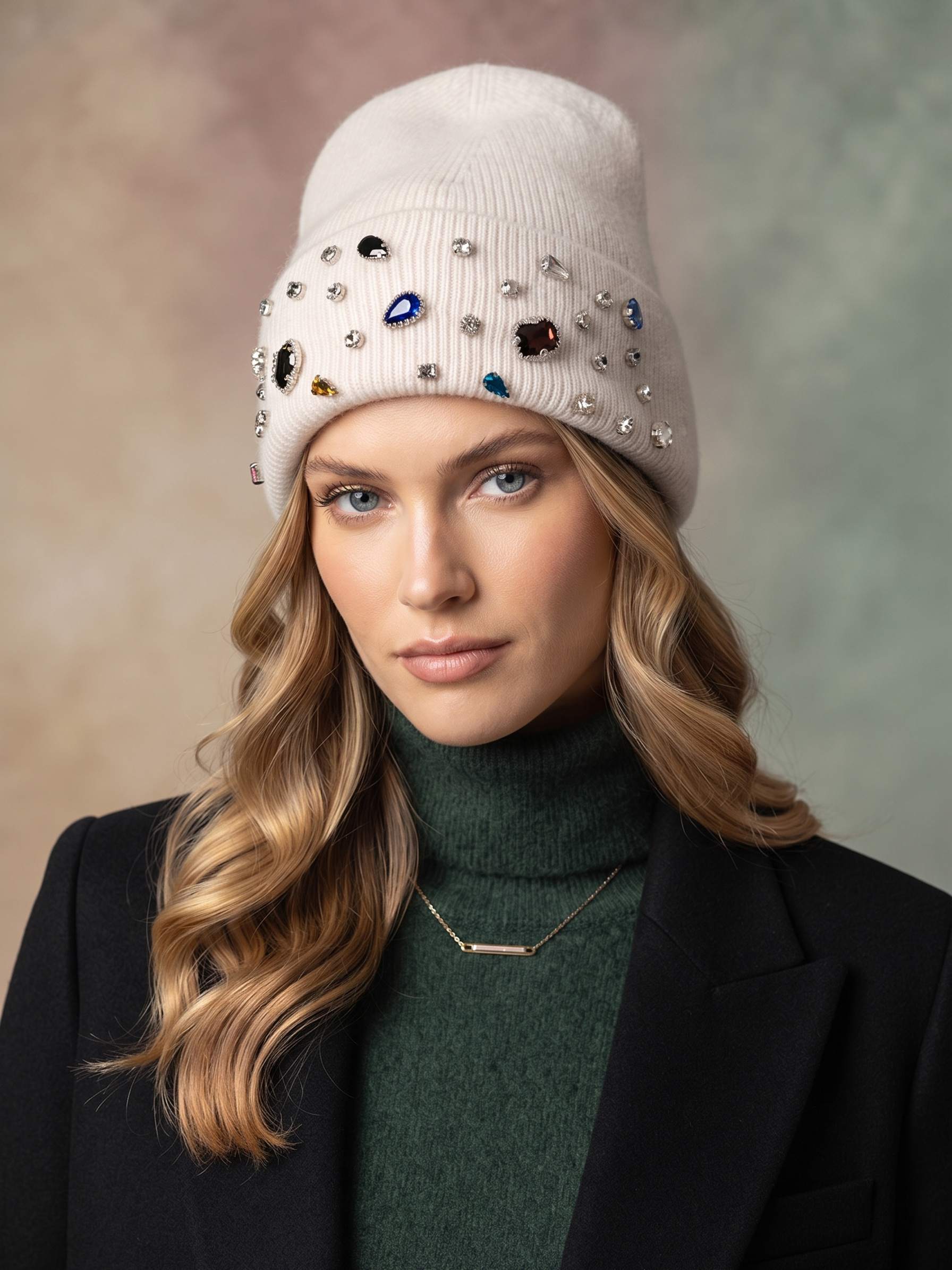 Wholesaler MAR&CO Accessoires - Angora beanie with rhinestones