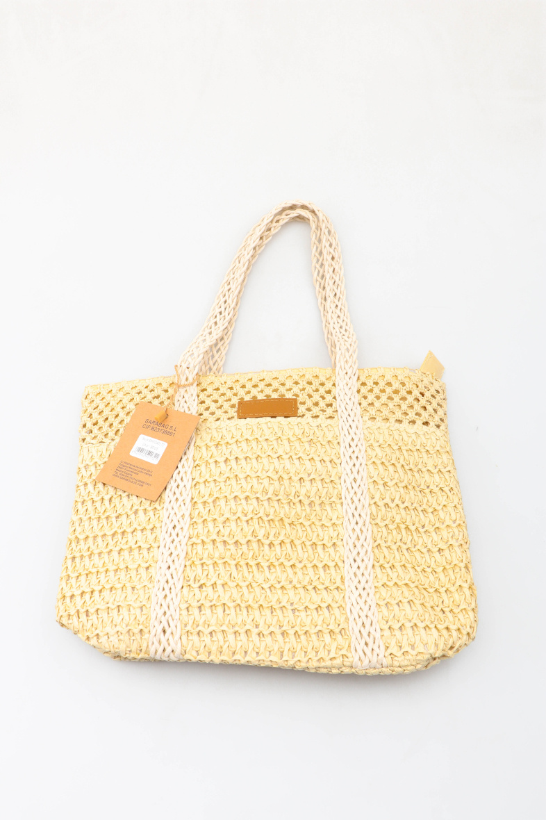 Wholesaler MAR&CO Accessoires - Shoulder tote bag woven beach bag