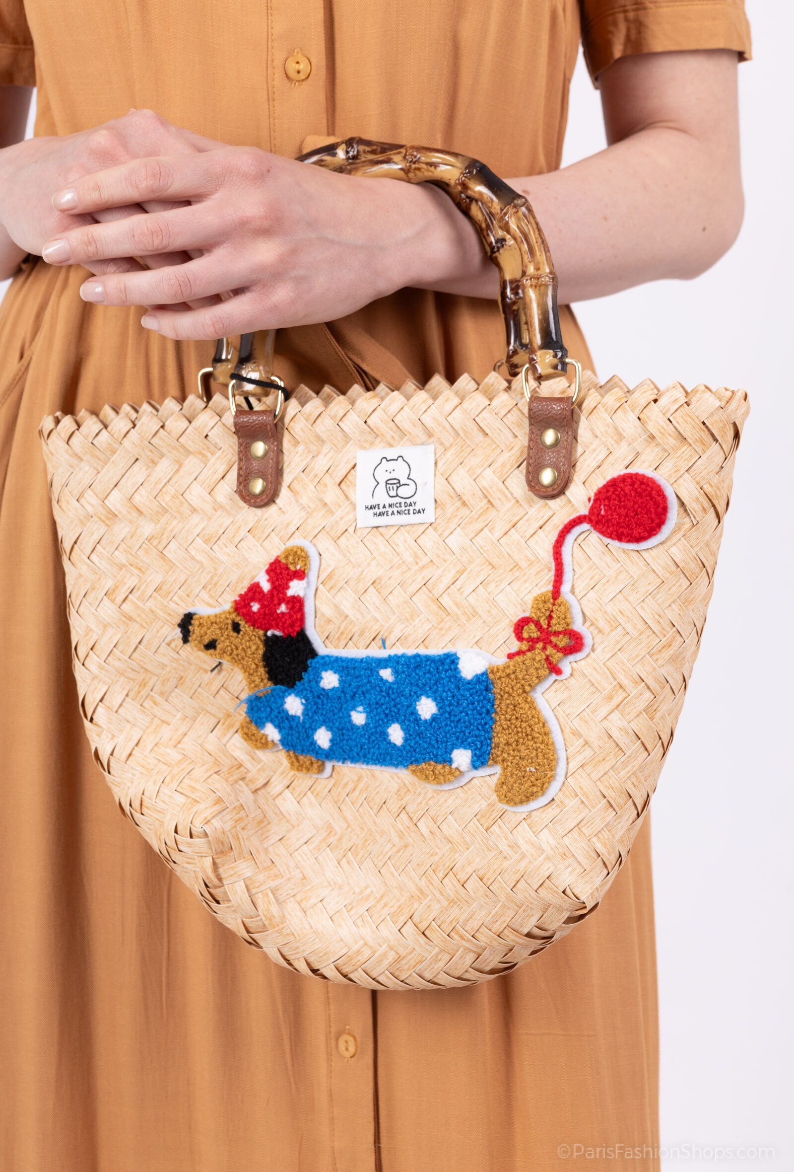 Grossiste MAR&CO Accessoires - sac cabas imprimé chien 20*20cm