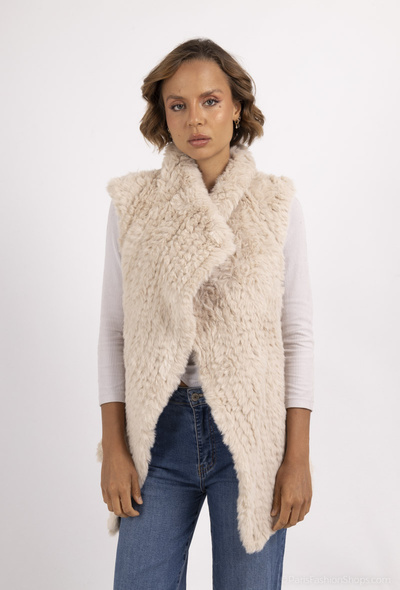 Grossiste MAR&CO Accessoires - cape gilet avec fausse fourrure Grossiste MAR&CO Accessoires - cape gilet avec fausse fourrure