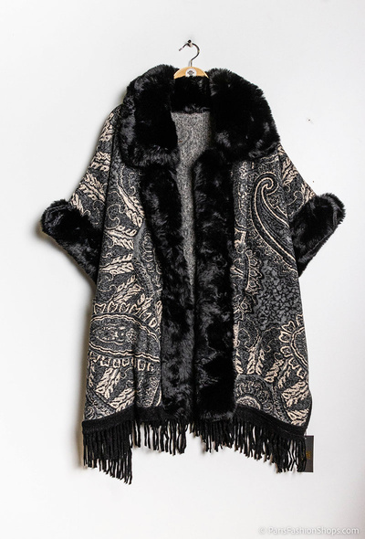 Grossiste MAR&CO Accessoires - Poncho imprimé Grossiste MAR&CO Accessoires - Poncho imprimé