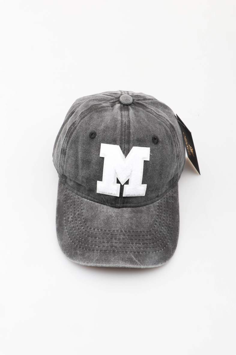 Grossiste MAR&CO Accessoires - casquette uni en coton avec lettre M