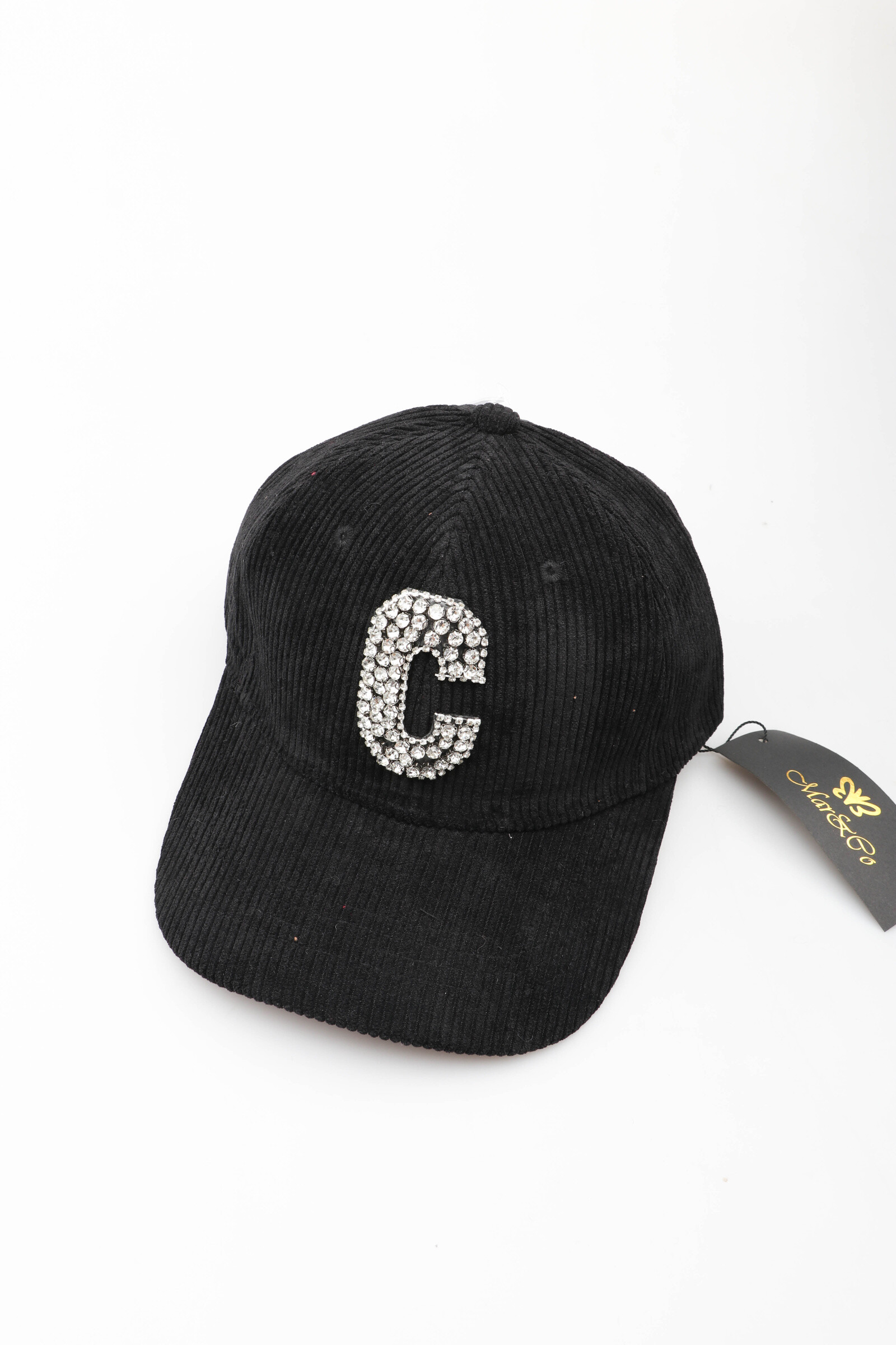 Grossiste MAR&CO Accessoires - casquettes effet velours côtelé avec strass