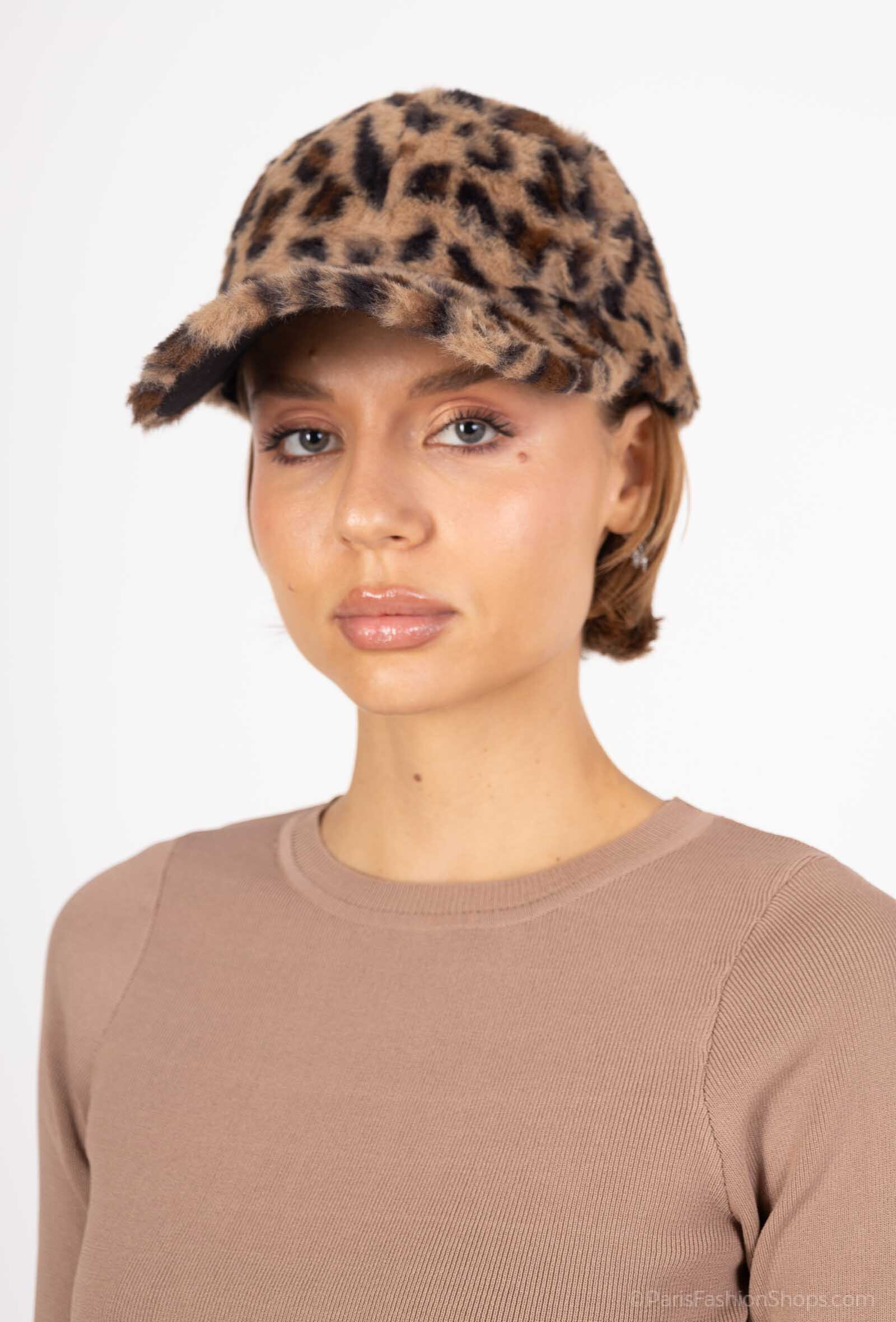 Grossiste MAR&CO Accessoires - casquettes imprimé léopard