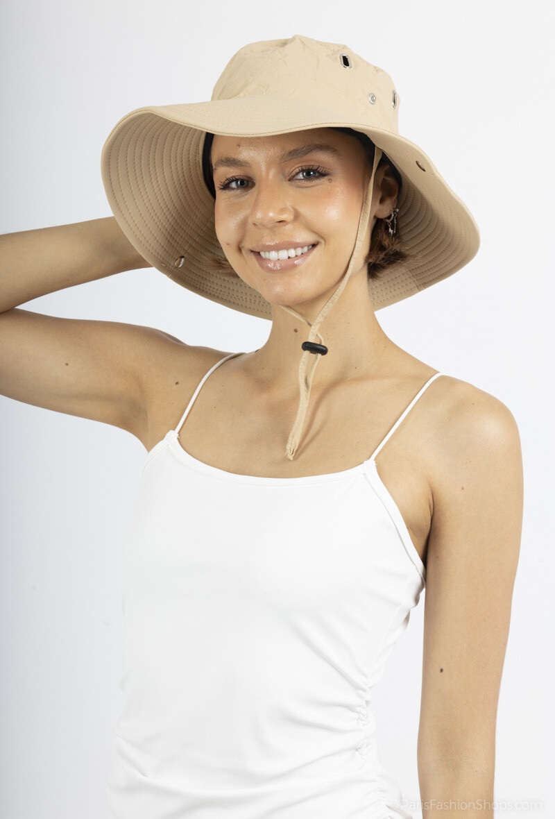 Grossiste MAR&CO Accessoires - Bobs coton Uni large avec cordon
