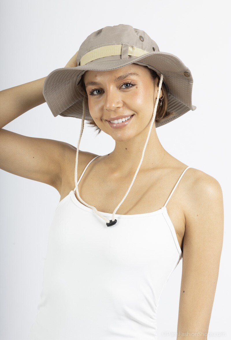 Grossiste MAR&CO Accessoires - Bobs coton Uni large avec cordon