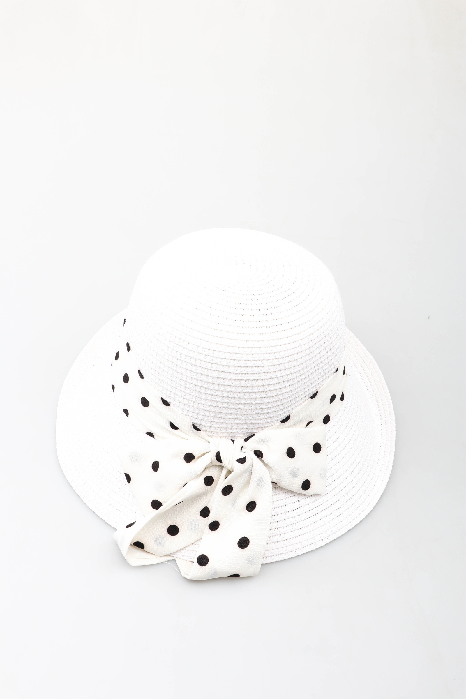 Großhändler MAR&CO Accessoires - Strohhut mit Erbsenschleife