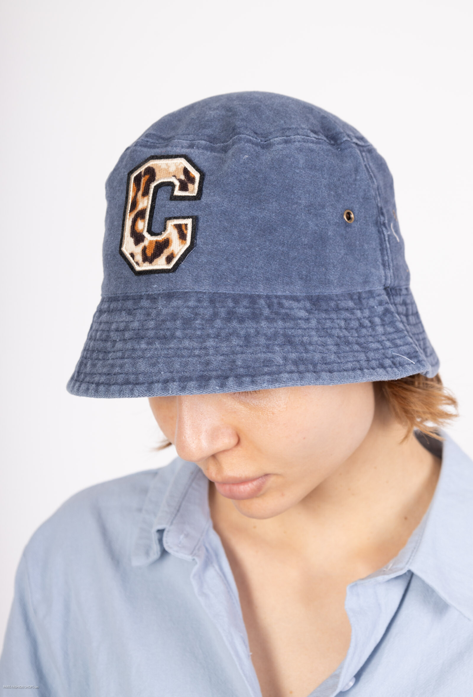 Großhändler MAR&CO Accessoires - Schlichte Jean-Bob-Mütze aus Baumwolle
