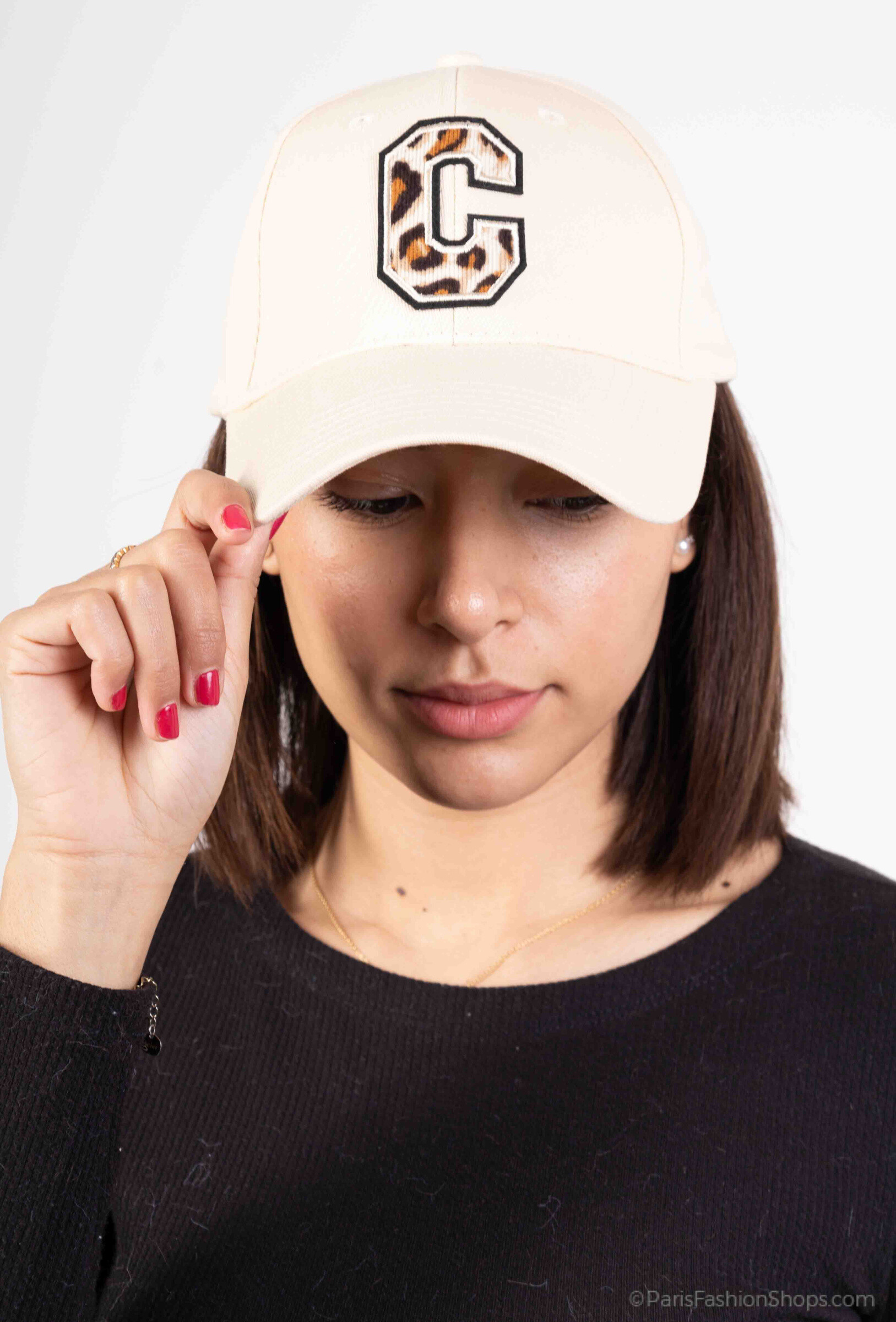 Grossiste MAR&CO Accessoires - casquettes en coton avec c en léopard