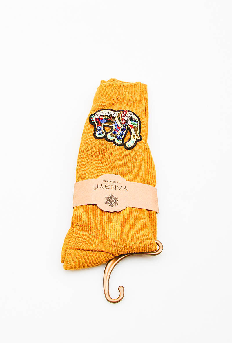 Grossiste MAR&CO Accessoires - Chausette decoré