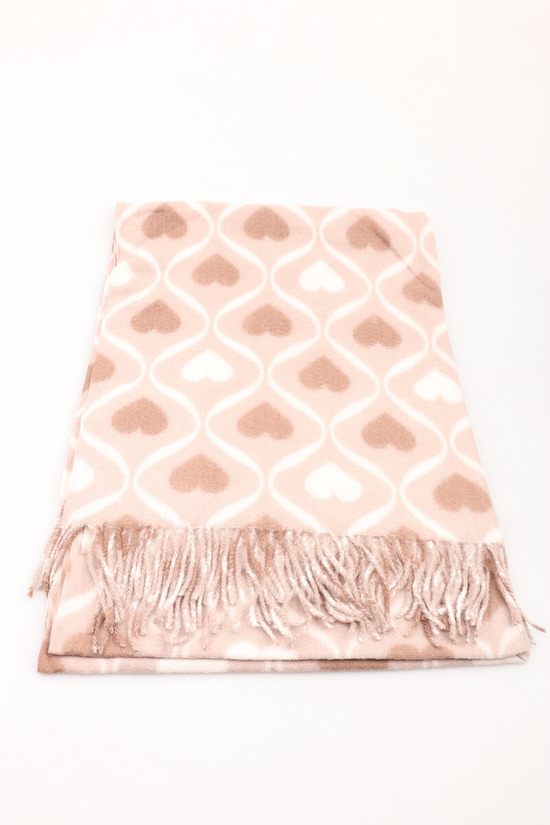 Mayorista MAR&CO Accessoires - suave bufanda de invierno con estampado de corazones