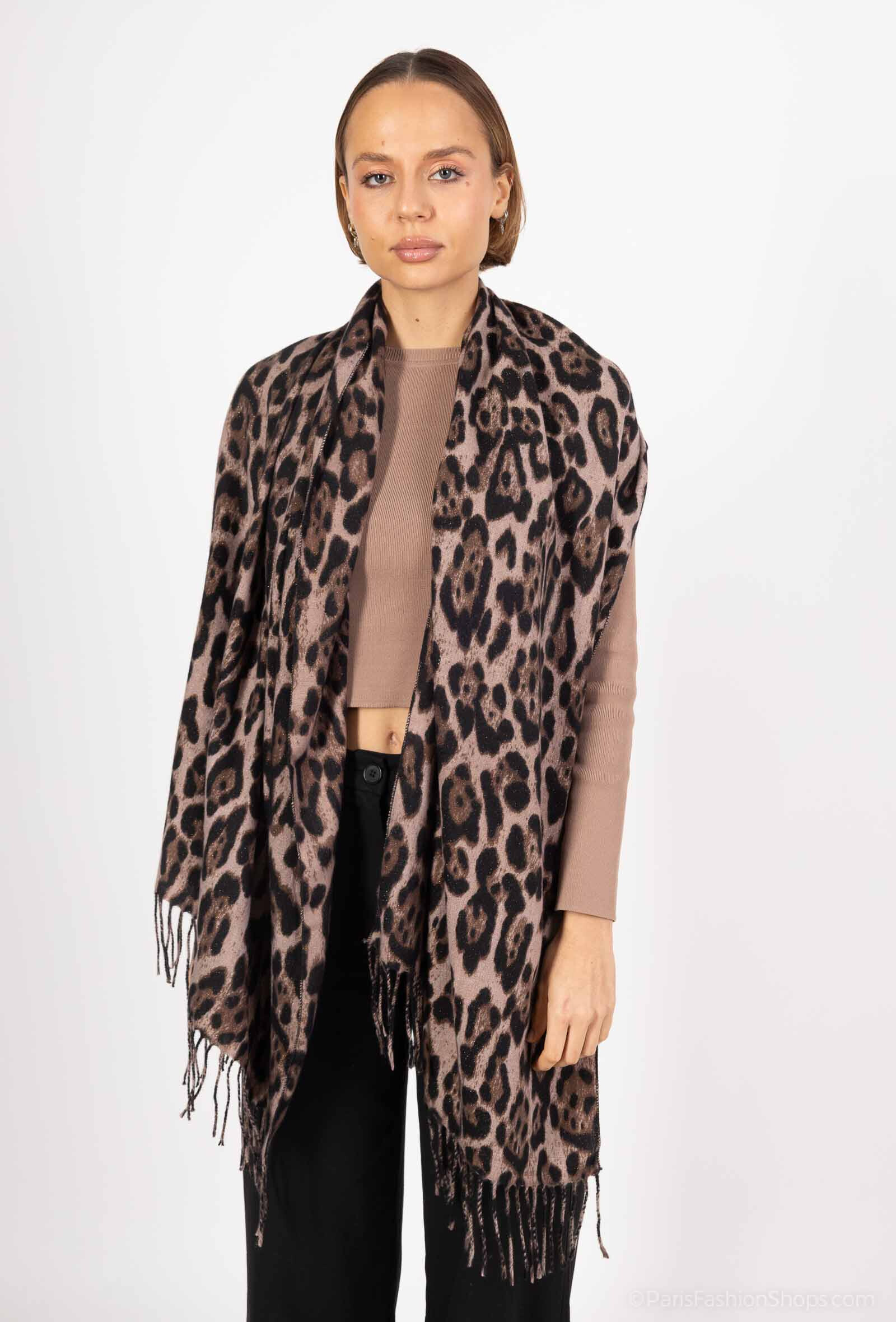 Mayorista MAR&CO Accessoires - Pañuelo estampado leopardo brillante