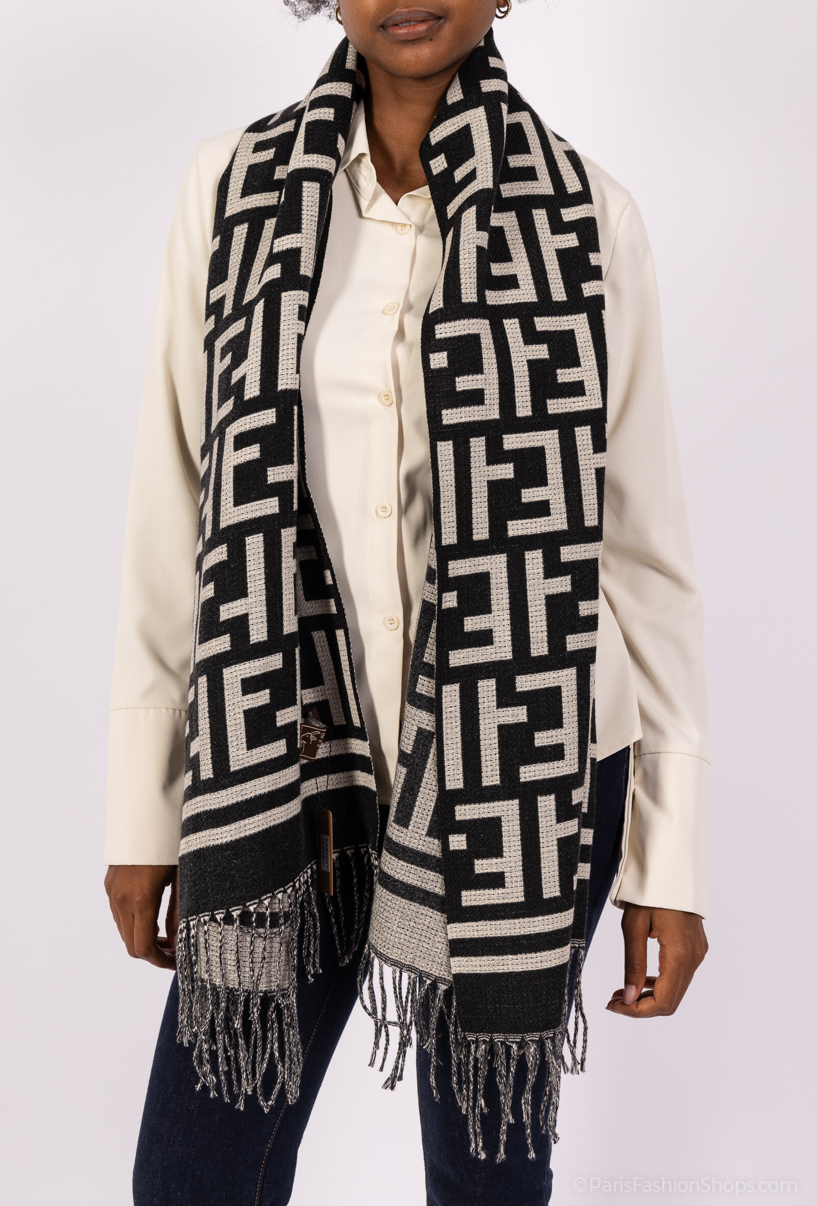 Grossiste MAR&CO Accessoires - Foulard imprimé géométrique