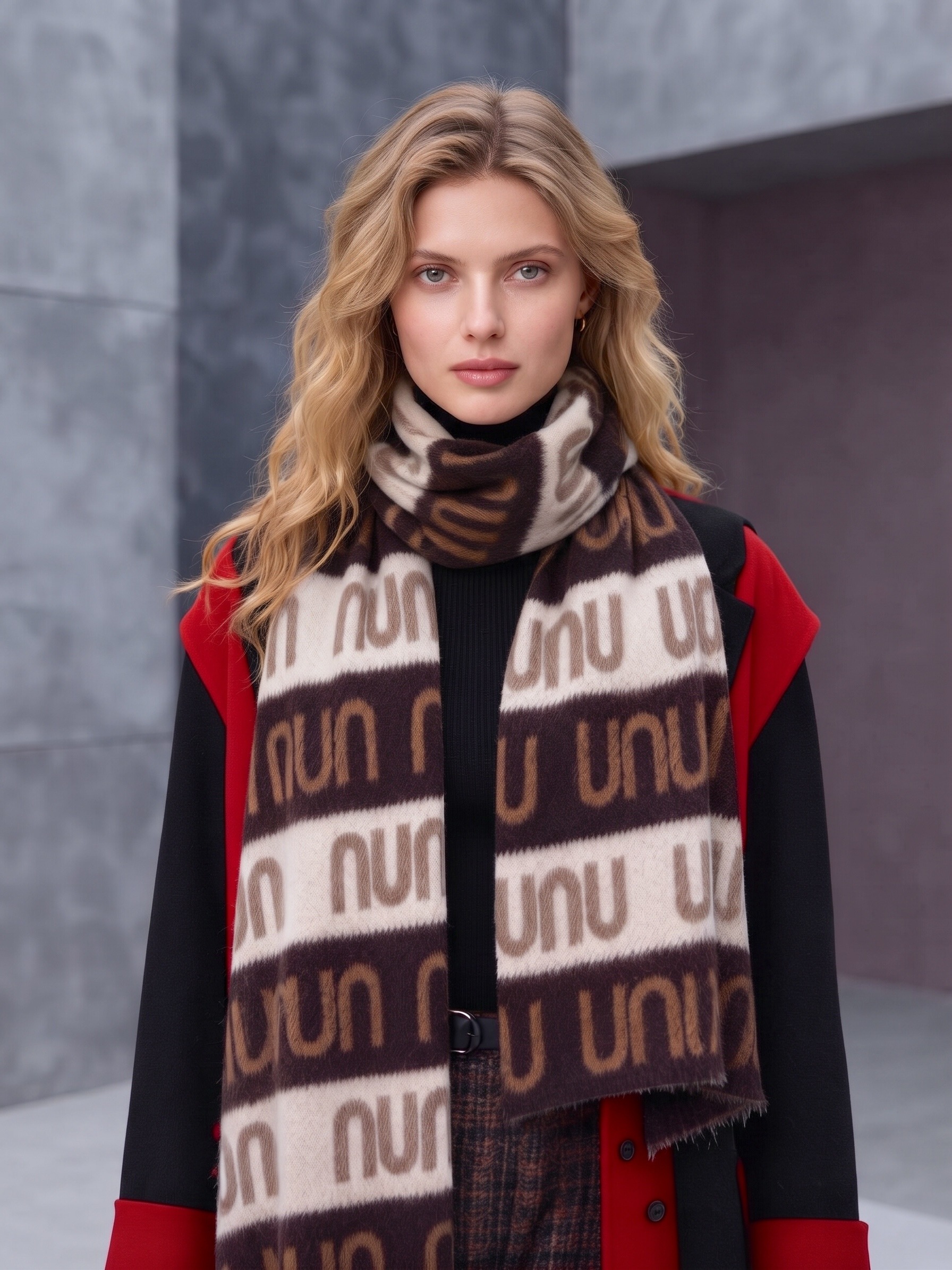 Mayorista MAR&CO Accessoires - bufanda de invierno suave estampada