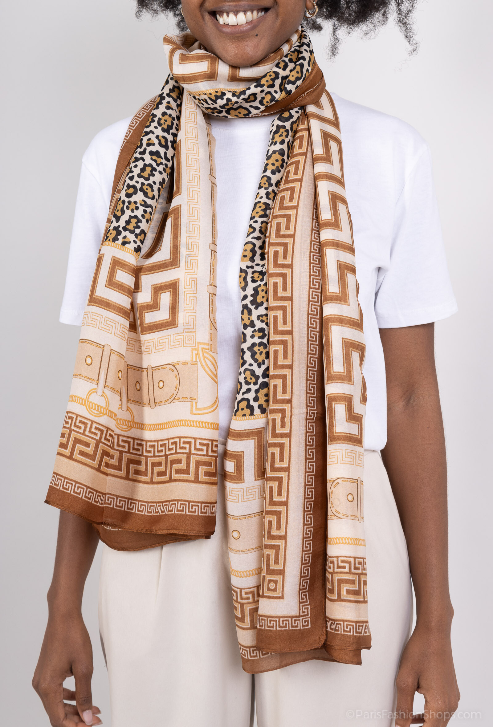 Wholesaler MAR&CO Accessoires - Leopard printed scarf scarf