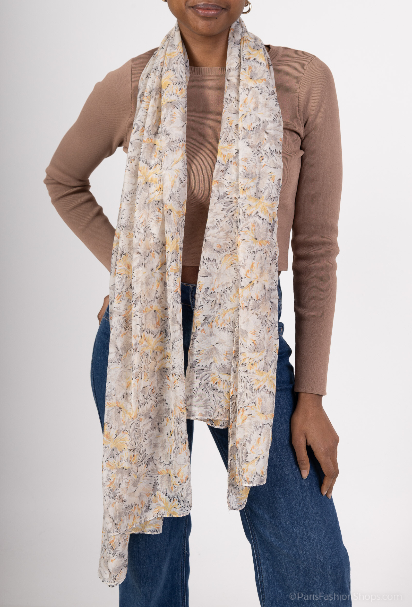 Mayorista MAR&CO Accessoires - Fular estampado flores