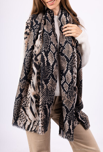 Grossista MAR&CO Accessoires - foulard stampa leopardo Grossista MAR&CO Accessoires - foulard stampa leopardo