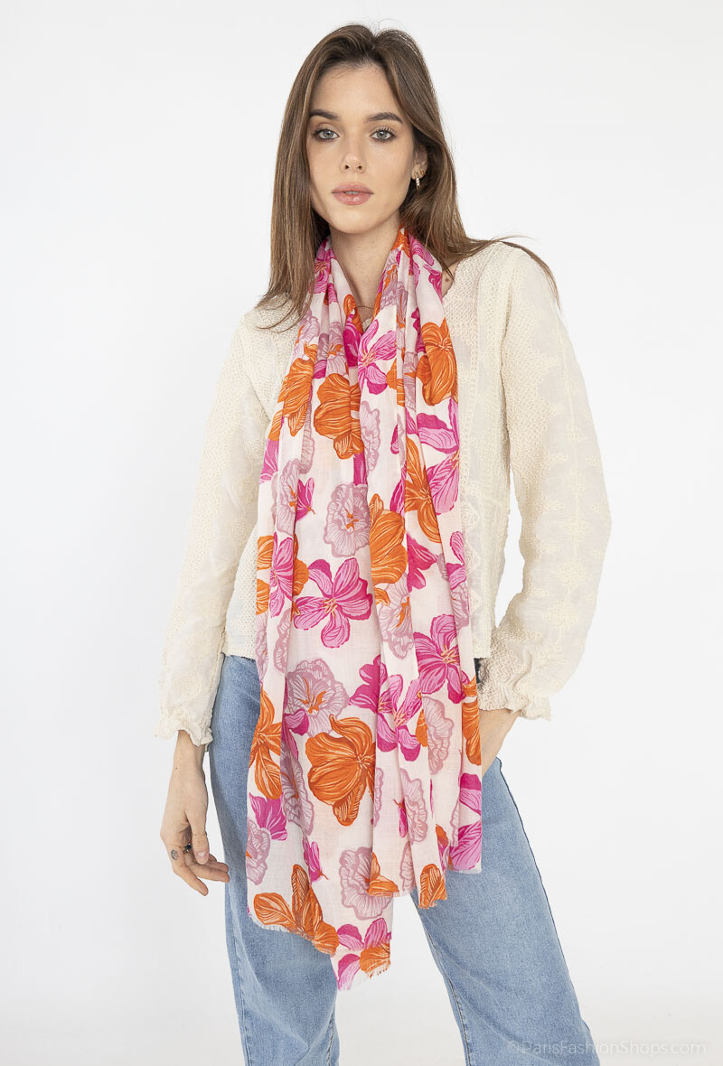 Mayorista MAR&CO Accessoires - Fular estampado flores