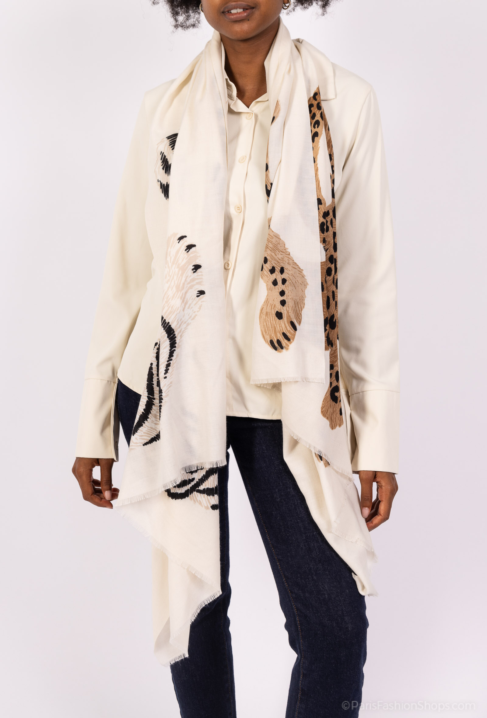 Mayorista MAR&CO Accessoires - pañuelo estampado de leopardo