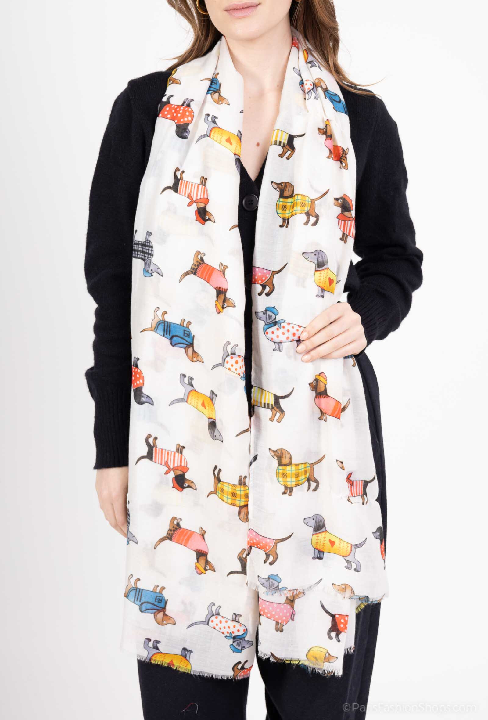 Wholesaler MAR&CO Accessoires - Dog print scarf