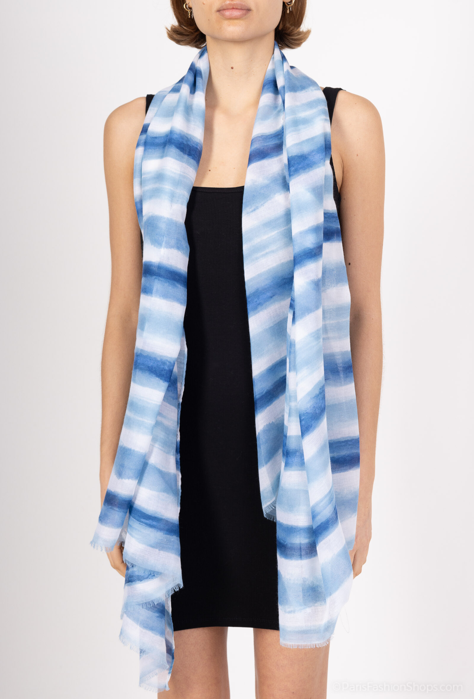Mayorista MAR&CO Accessoires - Bufanda degradada con brillo plateado