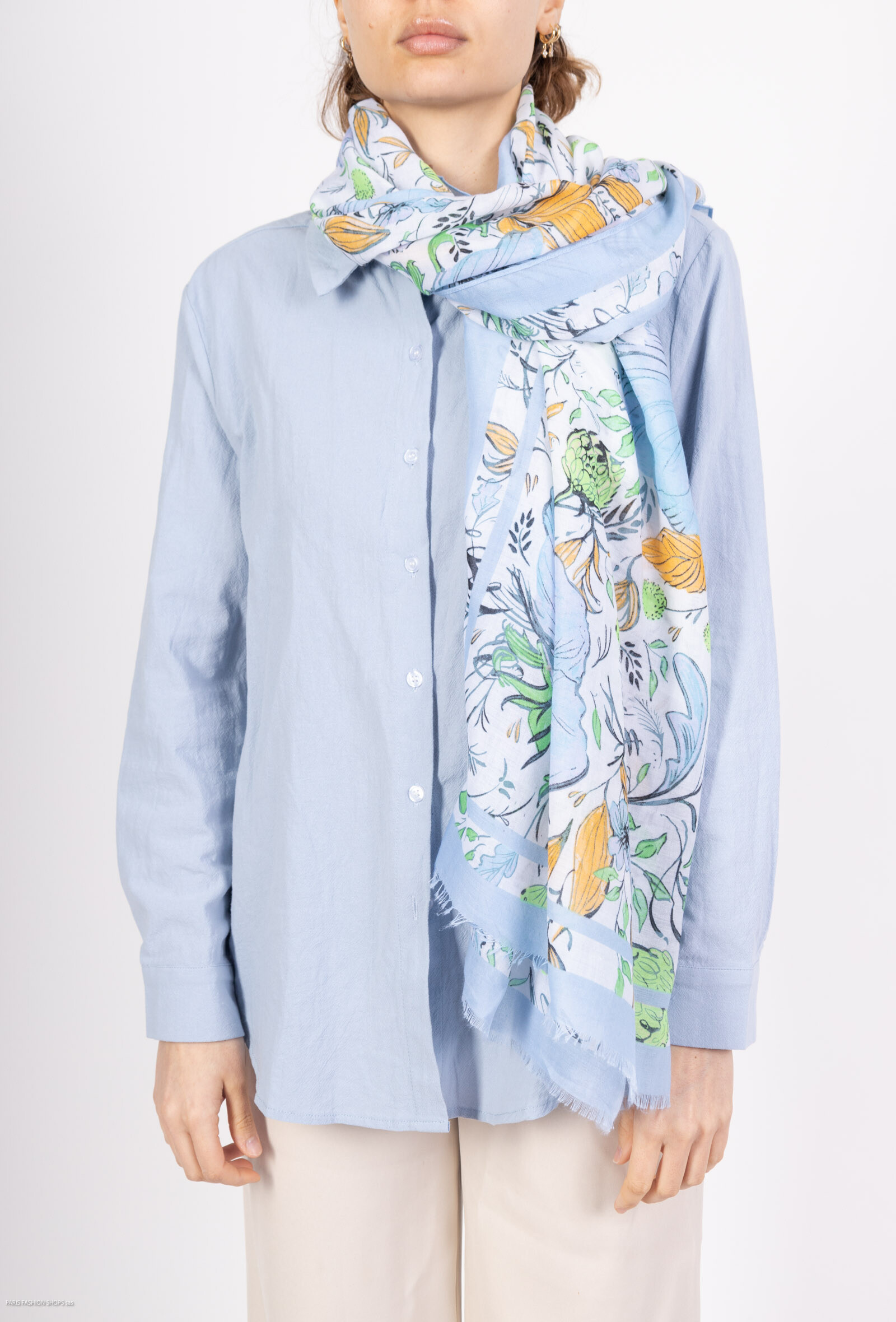 Großhändler MAR&CO Accessoires - Schal mit Blumenmuster