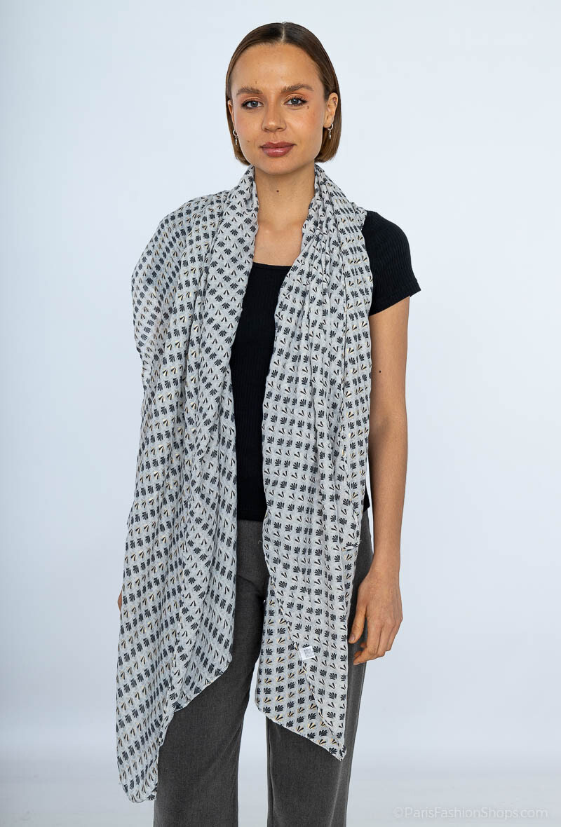 Mayorista MAR&CO Accessoires - Pañuelo estampado con dorado