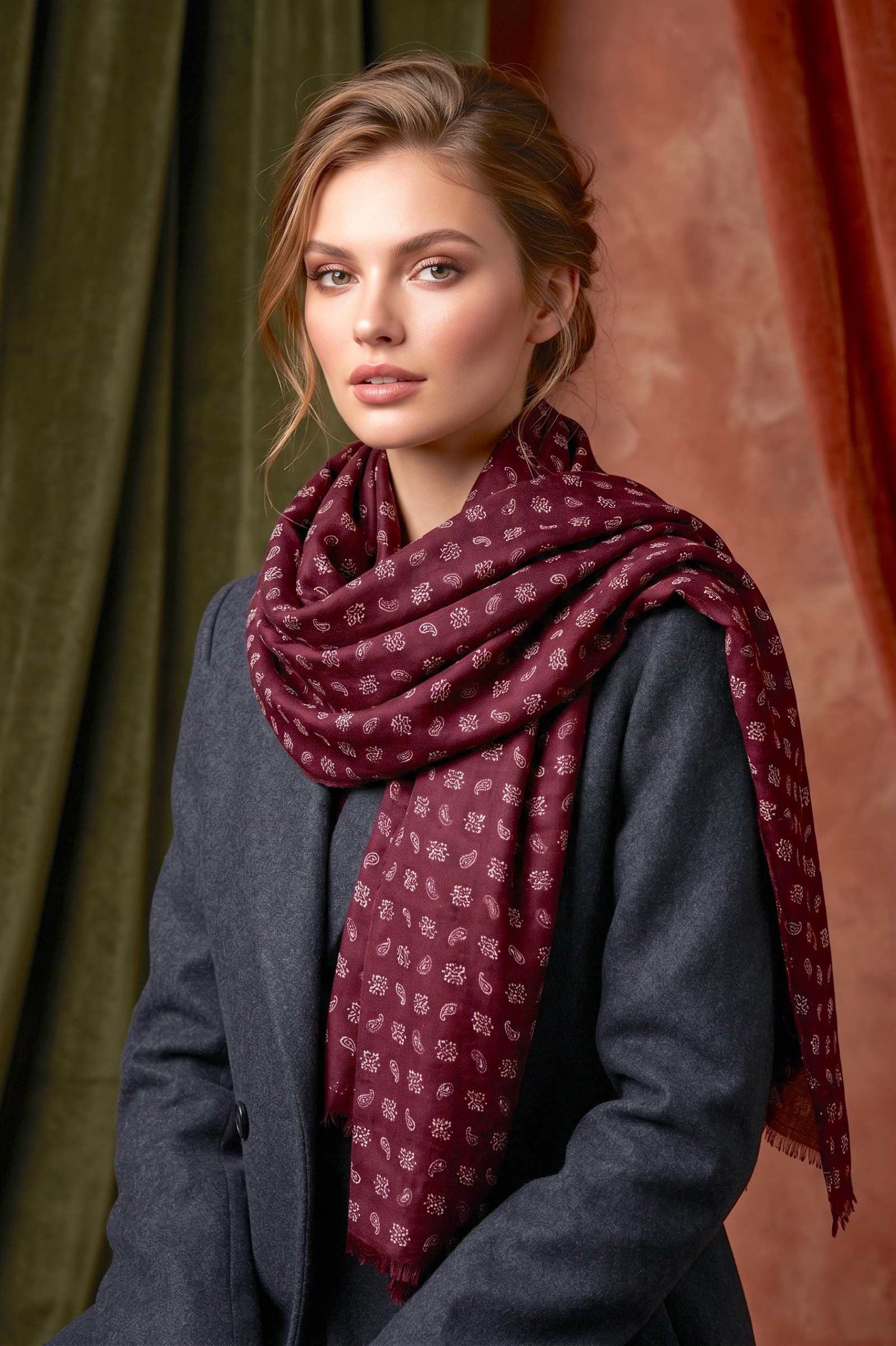 Wholesaler MAR&CO Accessoires - paisley print scarf