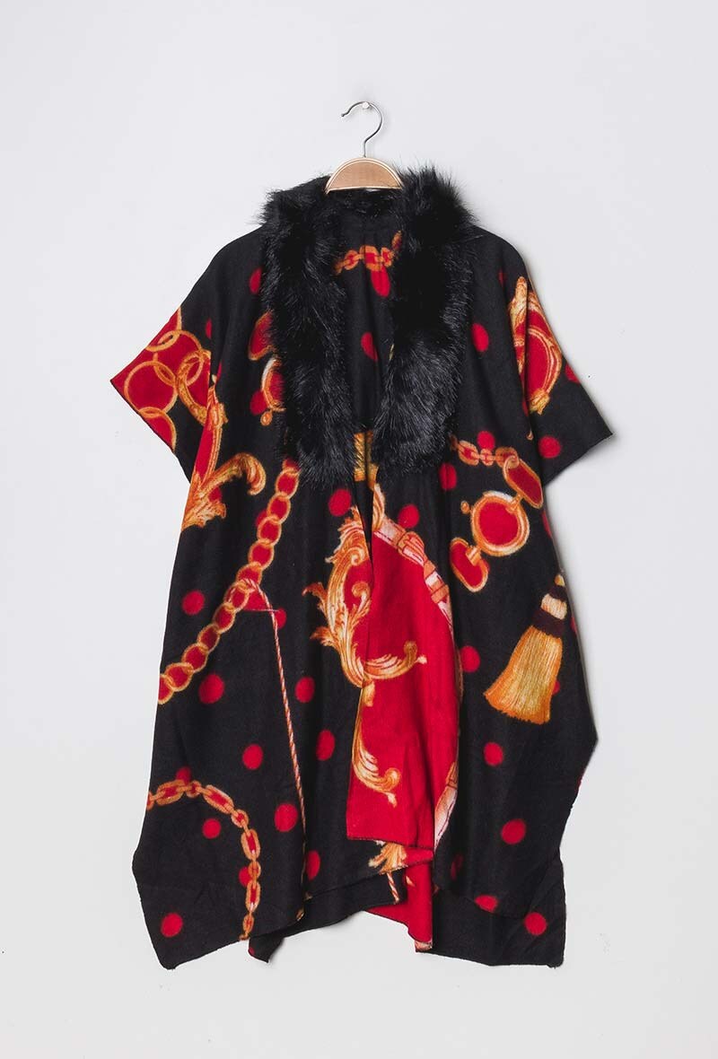 Wholesaler MAR&CO Accessoires - Poncho with fur