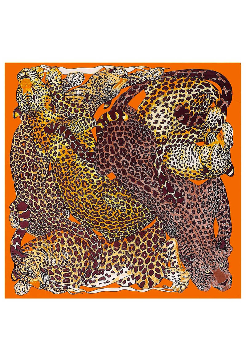 Grossiste MAR&CO Accessoires - grand foulard carre imprimé léopard  130*130cm