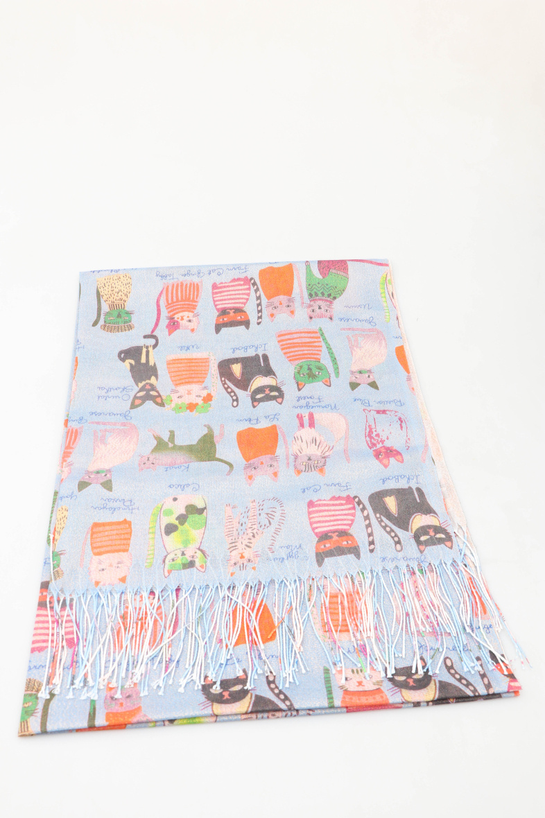 Wholesaler MAR&CO Accessoires - Shiny cat print scarf