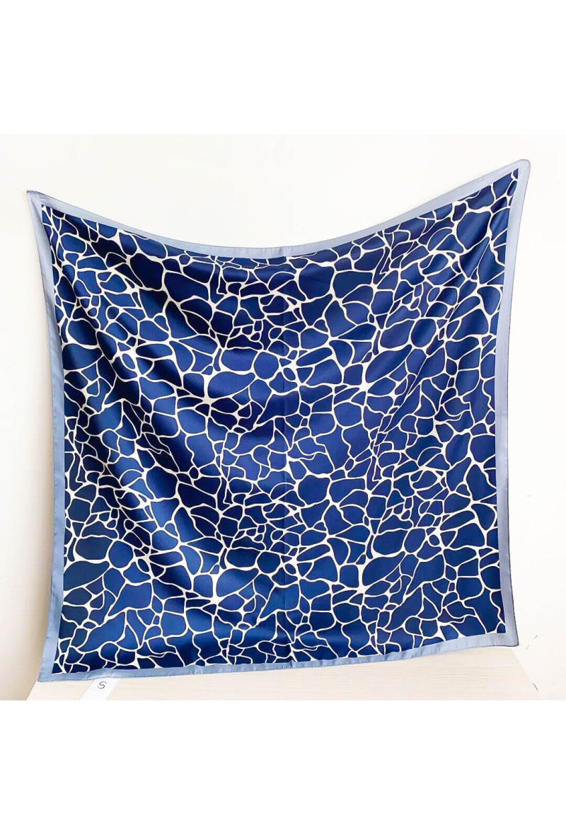 Grossiste MAR&CO Accessoires - grand foulard carre soie 90*90cm imprimé léopard