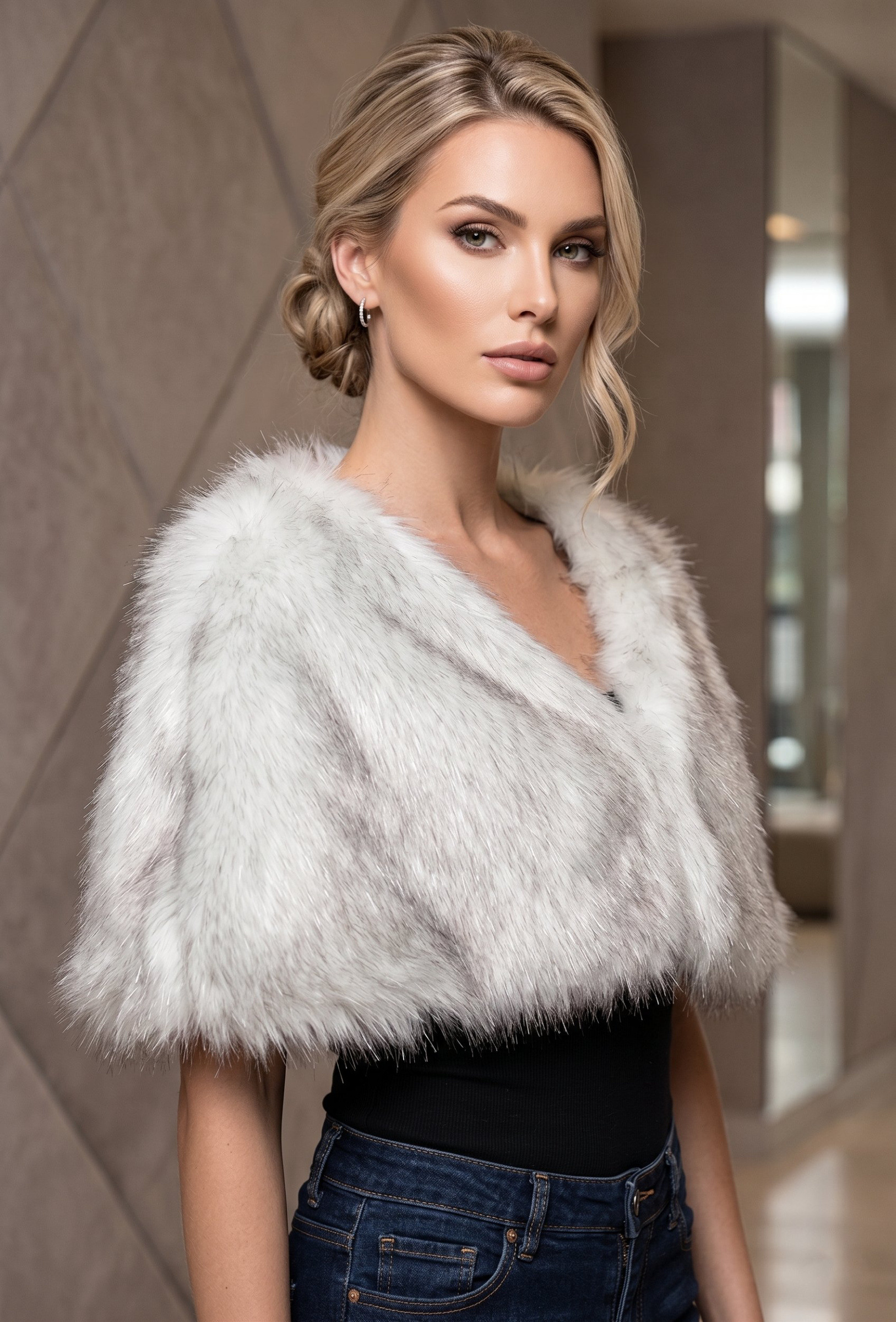 Grossiste MAR&CO Accessoires - Courte en fourrue