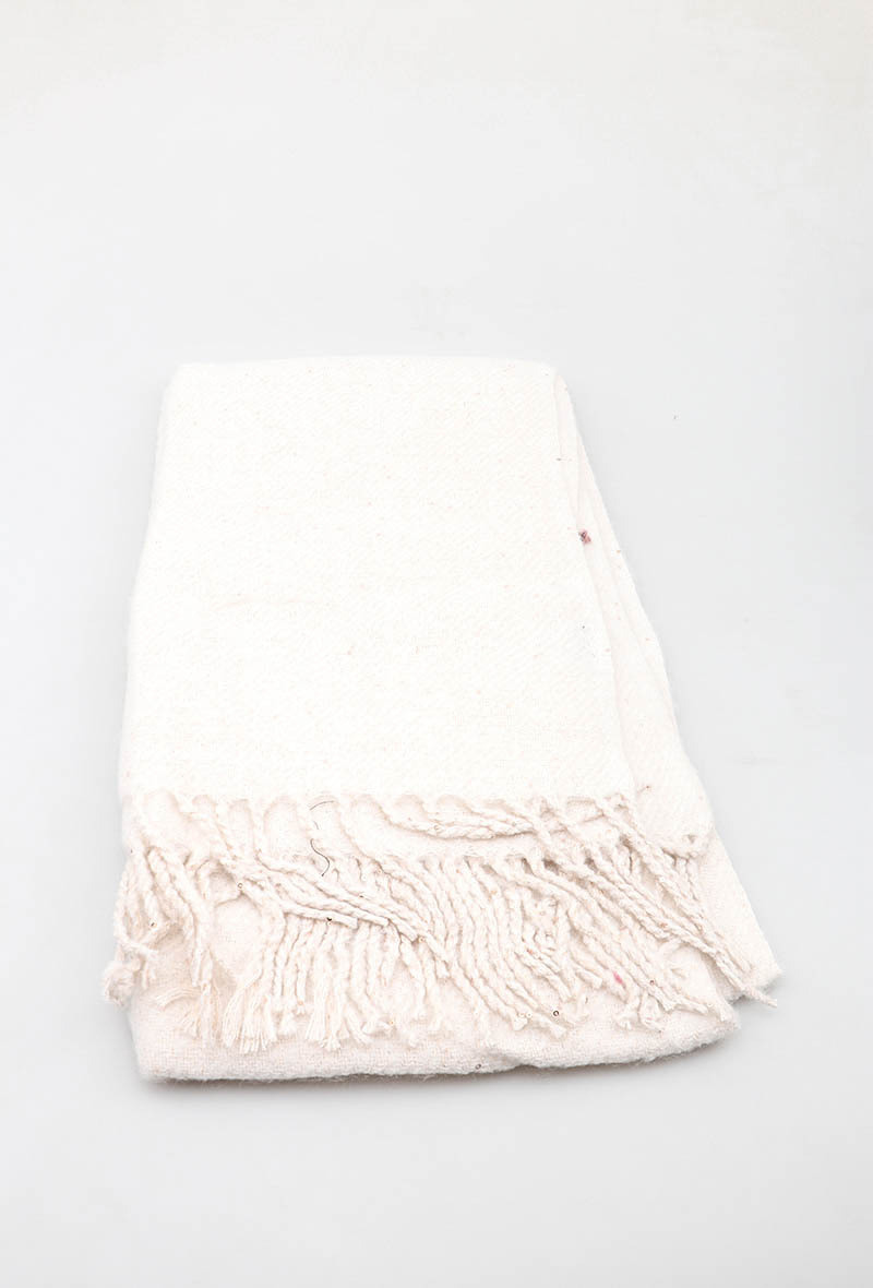 Wholesaler MAR&CO Accessoires - Soft winter scarf with shiny fringes