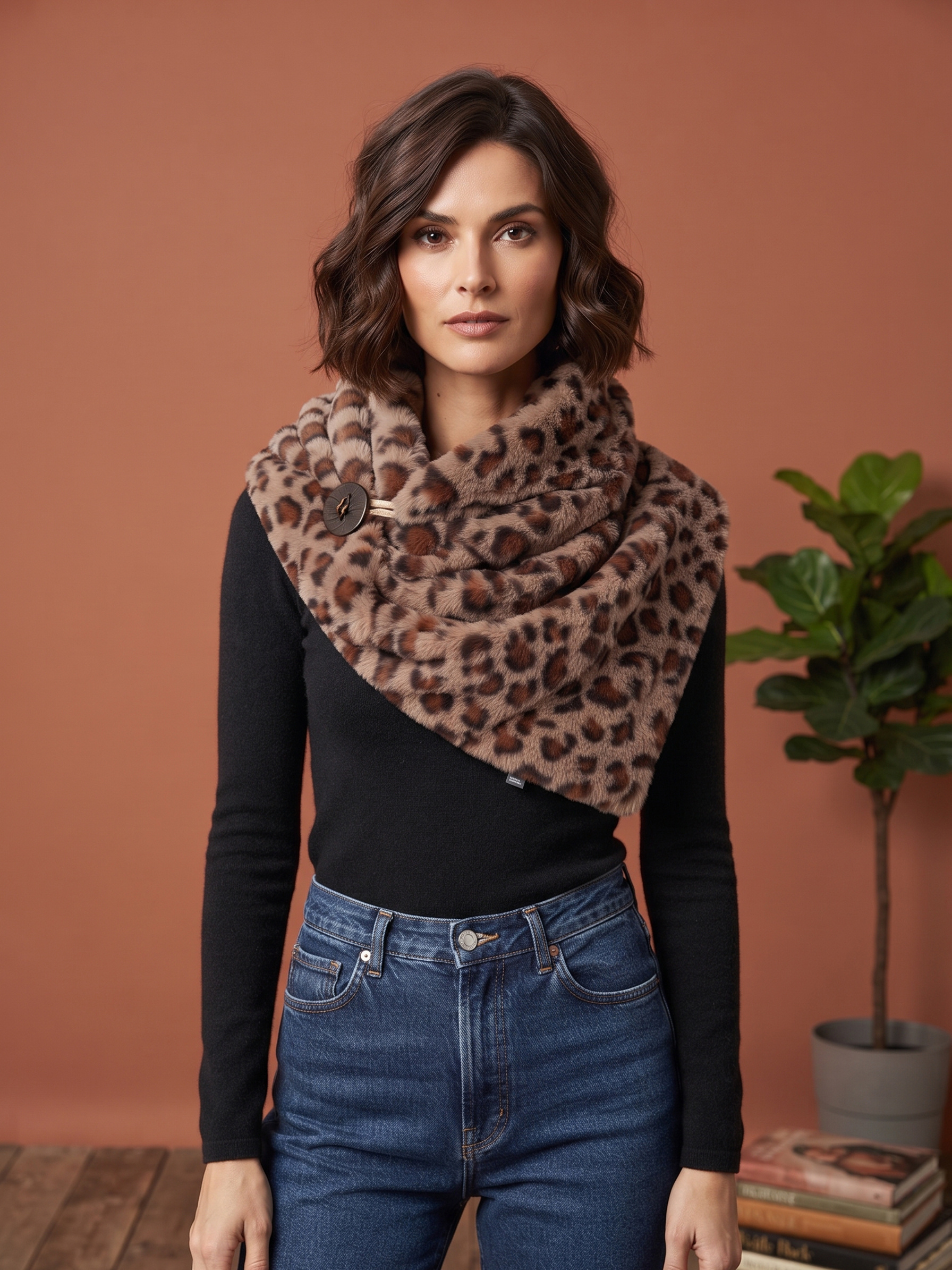 Wholesaler MAR&CO Accessoires - Leopard print scarf