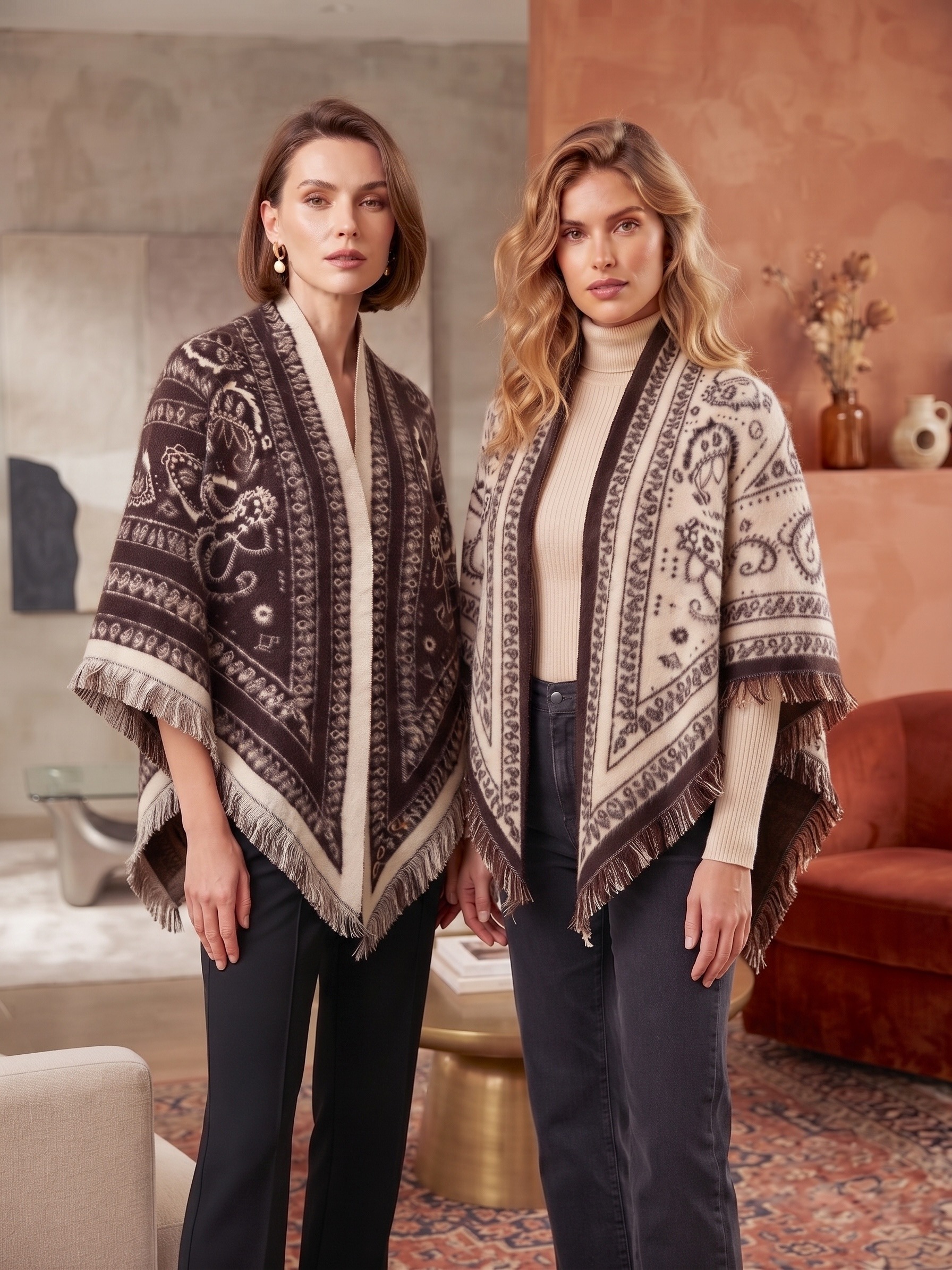 Mayorista MAR&CO Accessoires - Gran triángulo de doble cara 65*180CM
