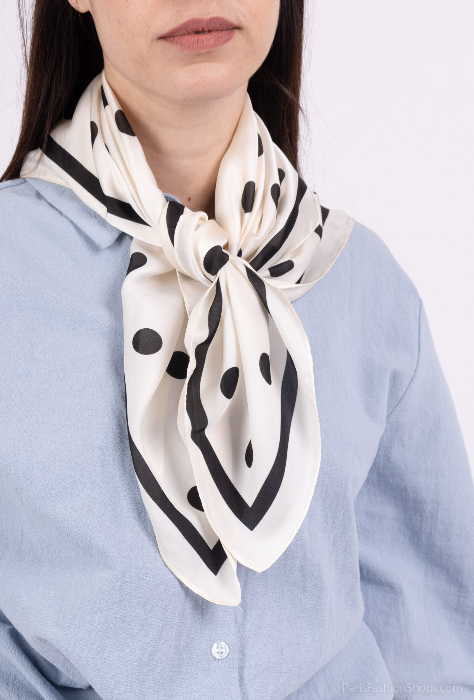 Wholesaler MAR&CO Accessoires - square scarf 70*70cm printed small points
