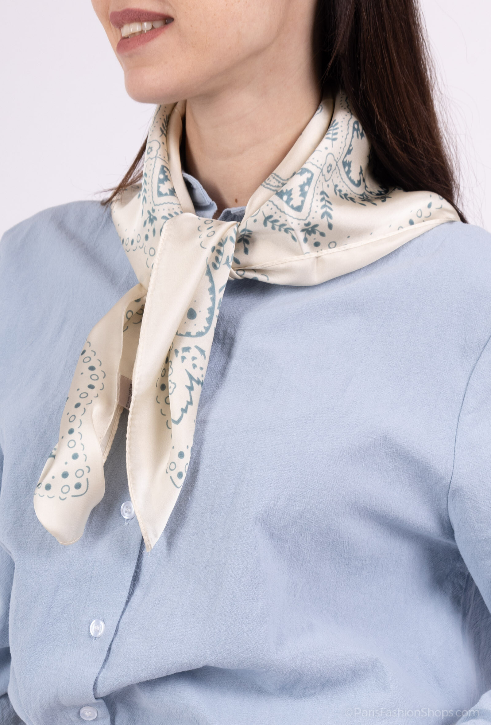 Wholesaler MAR&CO Accessoires - square scarf 70*70cm Paisley printed