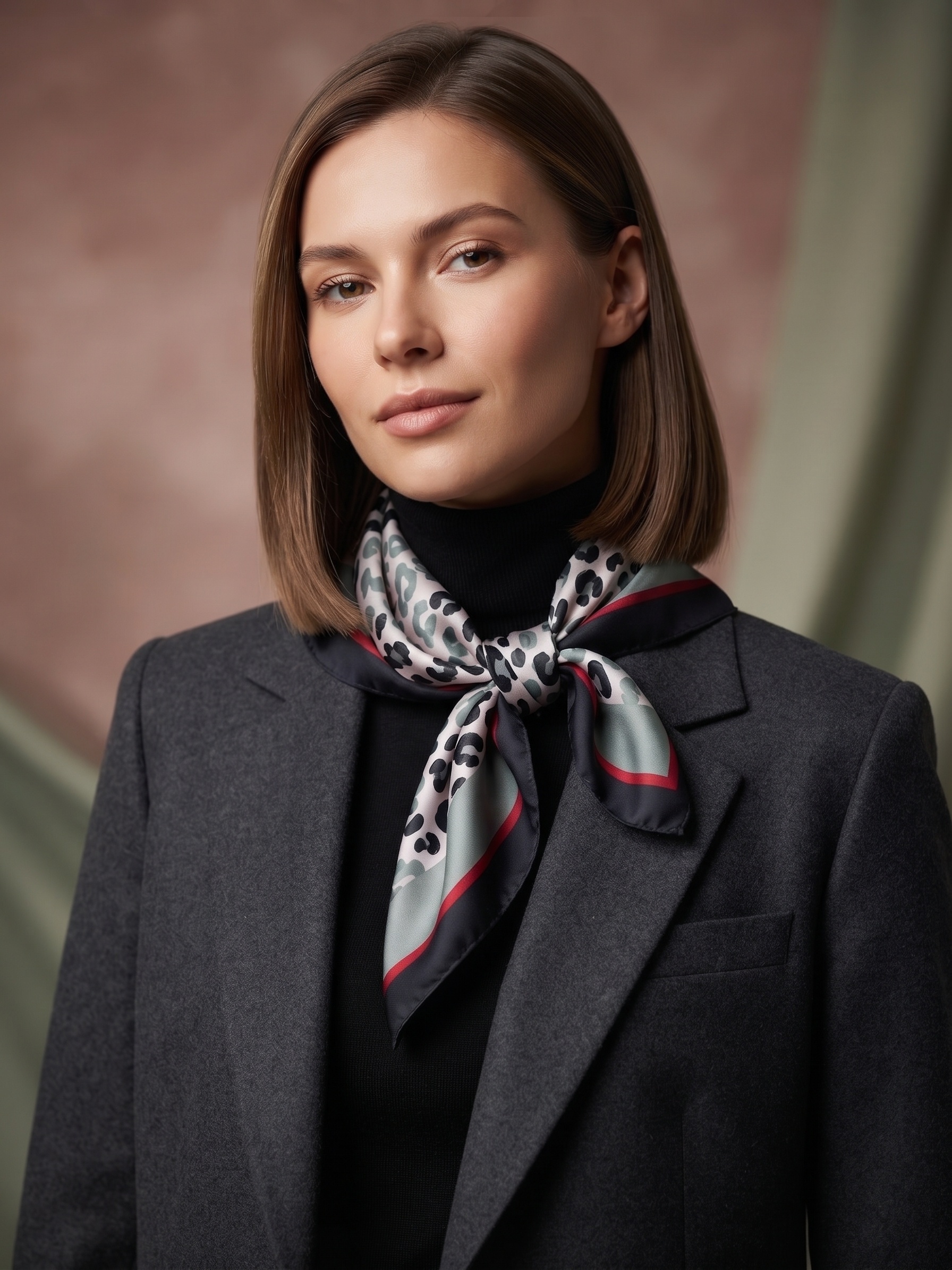Grossiste MAR&CO Accessoires - Foulard carré soie 70*70CM