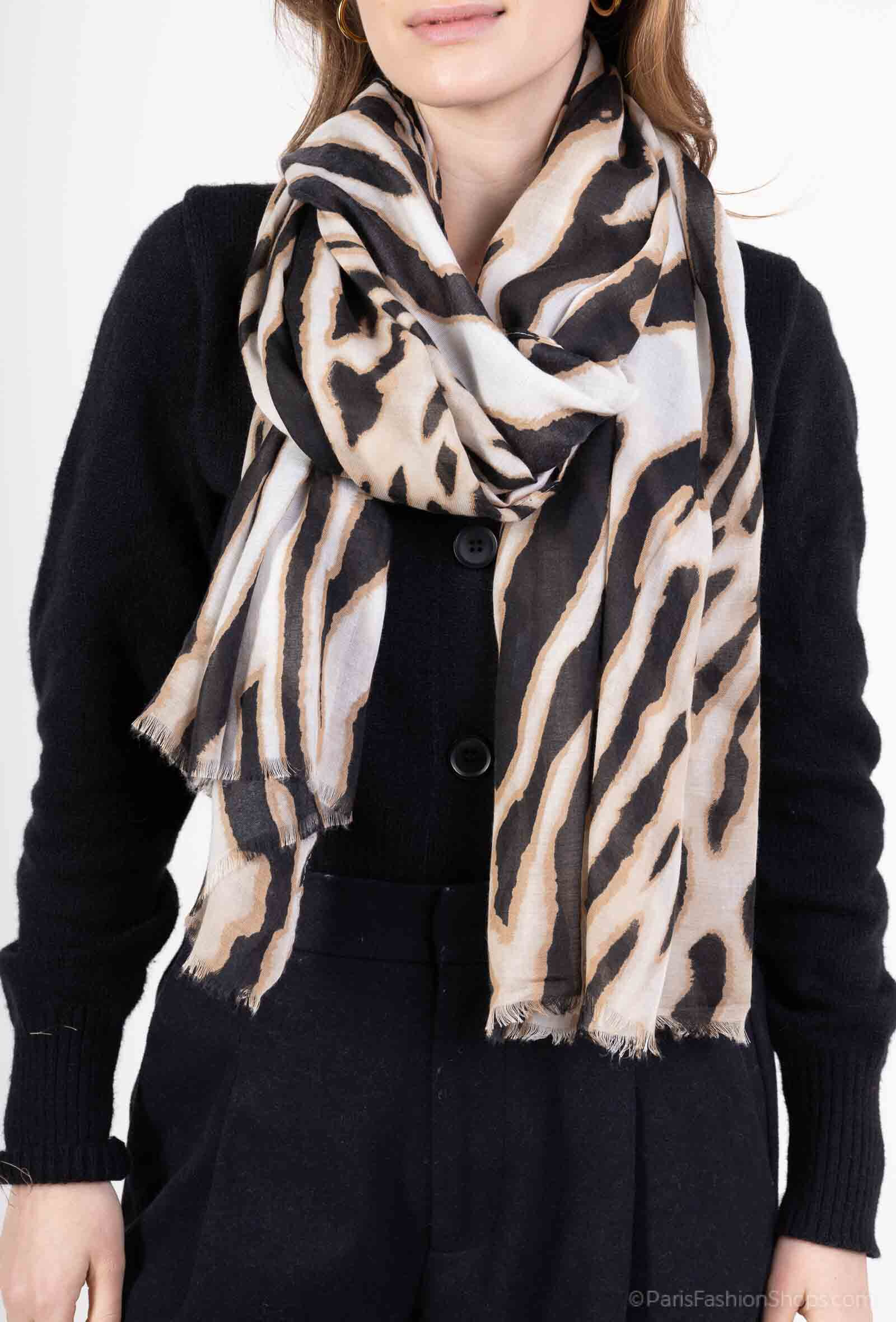 Grossiste MAR&CO Accessoires - Foulard imprimé animal