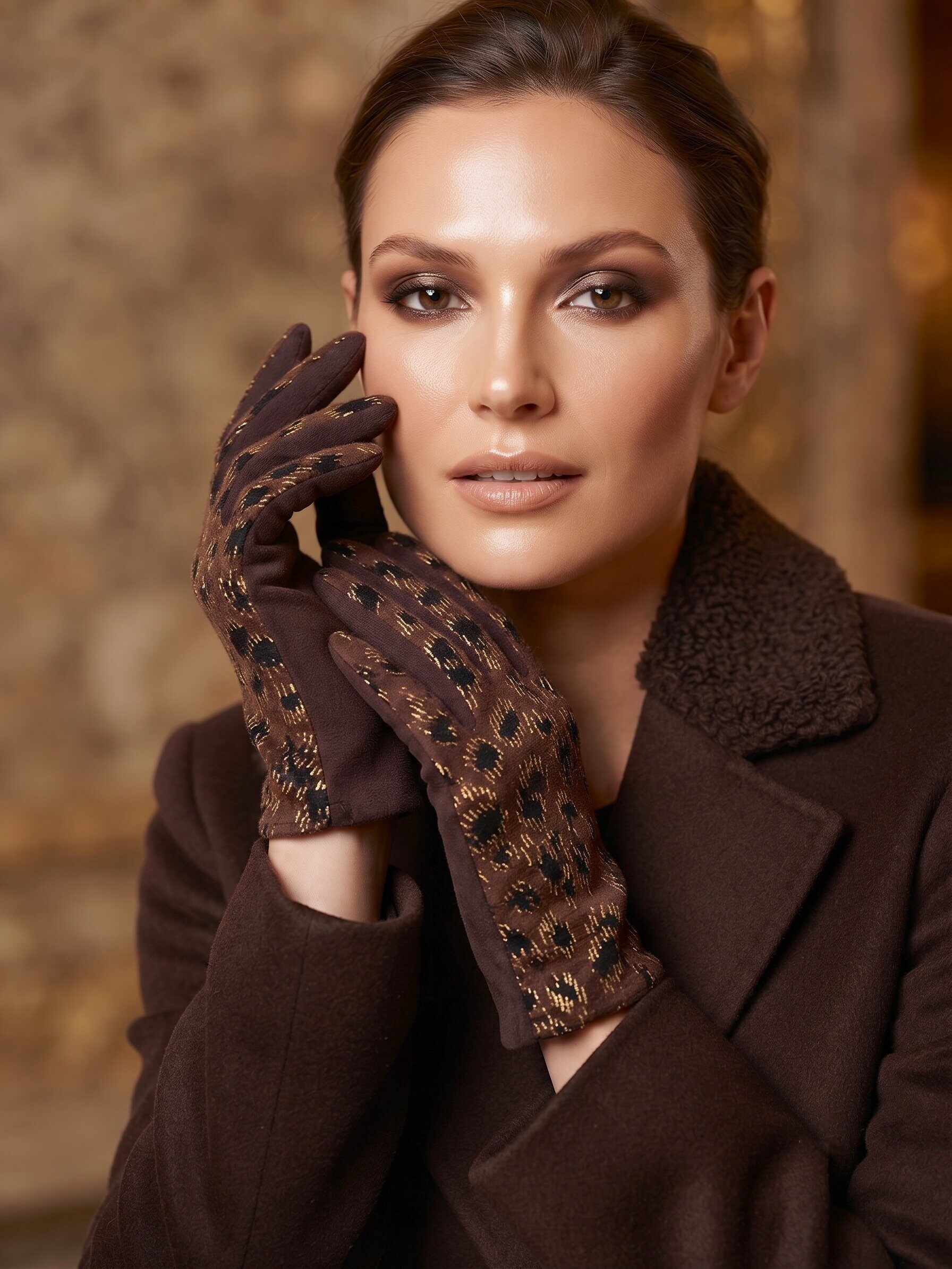 Grossista MAR&CO Accessoires - guanto con stampa leopardata